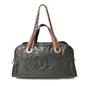 Chanel Bowling Bag Quilted Black